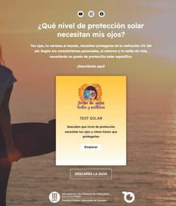 Visión y Vida lanza una herramienta digital para elegir el grado de protección solar de las gafas de sol