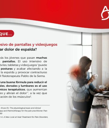 Sedentarismo, pantallas y videojuegos, causas del dolor de espalda entre los jóvenes