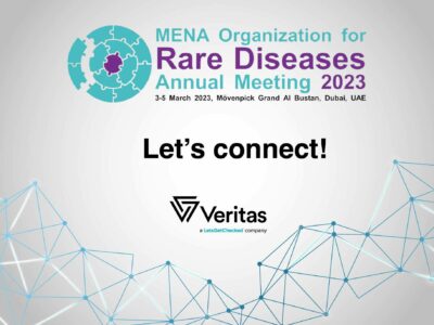 Veritas participa en el MENA Rare Diseases Annual Meeting que se celebrará en Dubai del 3 al 5 de marzo