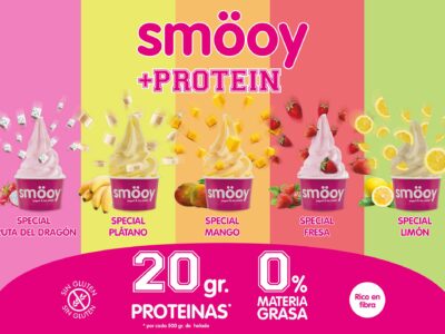 Nace smöoy +PROTEIN, el primer yogur soft helado del mercado enriquecido con proteína