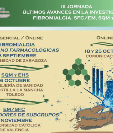 CONFESQ lanza las III Jornadas de Investigación en Fibromialgia, Encefalomielitis Miálgica, SQM  y EHS