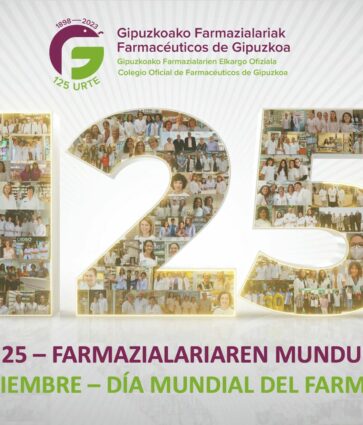 Más de 1.200 farmacéuticas y farmacéuticos guipuzcoanos conmemoran el lunes el Día Mundial de la profesión