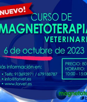 El 6 de octubre, en Madrid, BIOMAG presenta su nuevo curso de magnetoterapia veterinaria