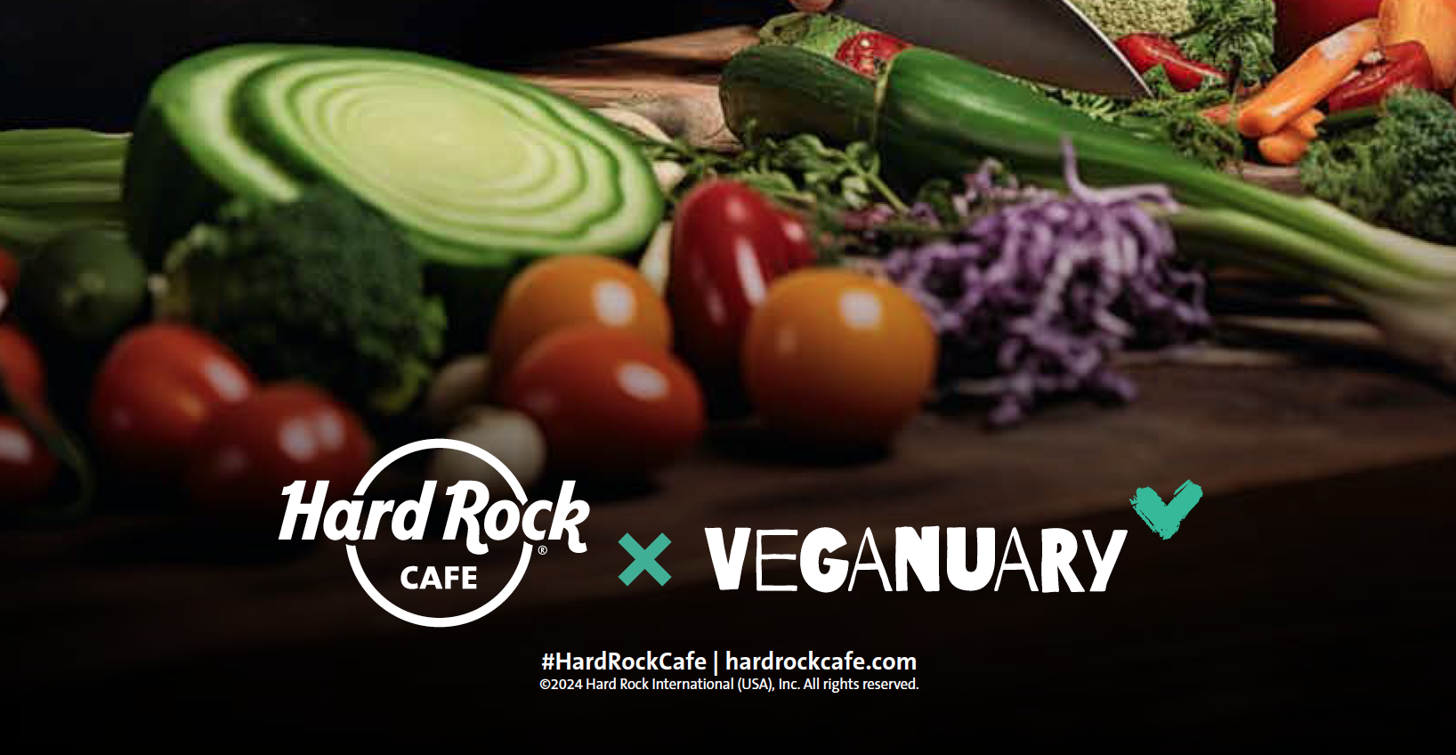 Hard Rock Cafe se suma a Veganuary 2024