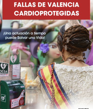 Las Fallas 2024 refuerzan su seguridad con desfibriladores y formación en RCP para convertirse en un referente europeo en cardioproteccción