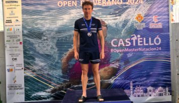 El nadador Isaac López llega al TOP 5 europeo de los 400m libres de natación en la categoría máster 40-44