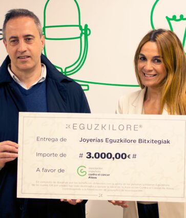 Cheque solidario para impulsar la lucha Contra el Cáncer en Álava