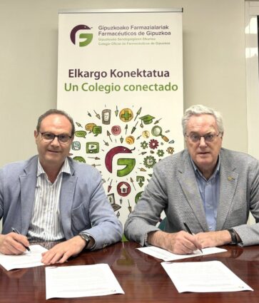 Colegio de Farmacéuticos de Gipuzkoa y SEFYNC trabajarán conjuntamente para impulsar la nutrición y atención farmacéutica en el territorio