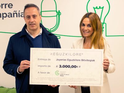 Cheque solidario para impulsar la lucha Contra el Cáncer en Álava