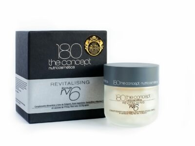 180 the concept habla sobre los péptidos que «enseñan» a las células a producir colágeno