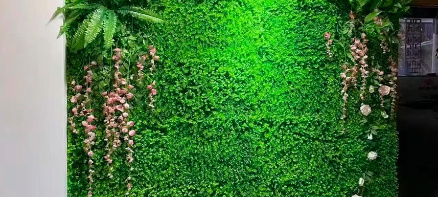 El auge de los muros verdes decorativos