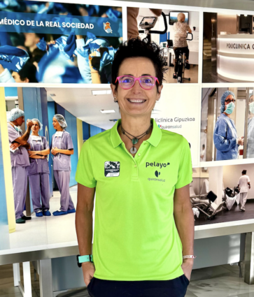 Idoia, la participante riojana del Reto Pelayo Vida Costa Rica 2025, realiza su reconocimiento médico en Policlínica Gipuzkoa