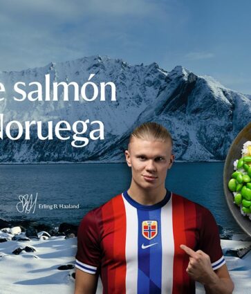 Salud, nutrición y origen destacan en la nueva campaña de Haaland para Mar de Noruega