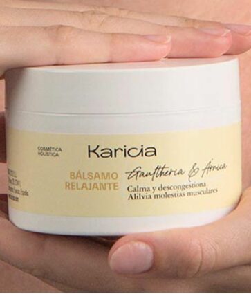 Nuevo Bálsamo relajante Gaultheria y Árnica: un clásico Karicia vuelve renovado
