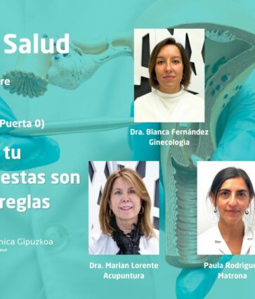 Nuevo Aula de Salud de Policlínica Gipuzkoa: ‘Mujer, eres tu prioridad y estas son las nuevas reglas’