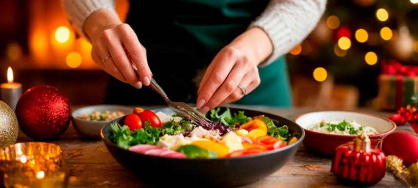 Cómo mantener hábitos saludables en cenas y reuniones festivas