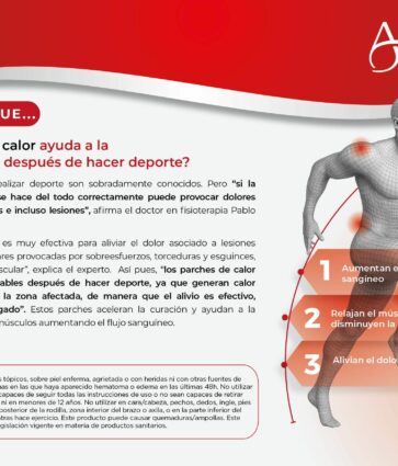 La aplicación de calor mejora la recuperación después de realizar deporte, según Pablo de la Serna
