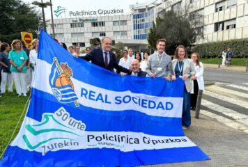 La Real Sociedad homenajeará a Policlínica Gipuzkoa este domingo en el Estadio de Anoeta con motivo de su 50 aniversario