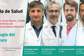 Expertos de Policlínica Gipuzkoa explicarán cómo las nuevas imágenes médicas permiten optimizar la forma de abordar las cirugías