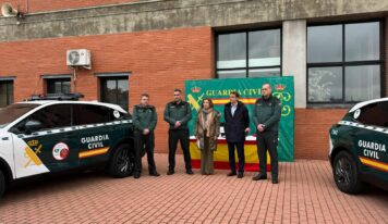 La Guardia Civil de Salamanca cardioprotege diez vehículos patrulla para atender a los pequeños municipios de la provincia