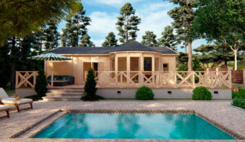 Cimentación y acabados en casas de madera prefabricadas