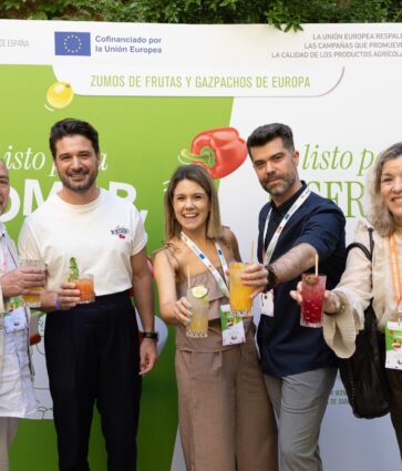 Los zumos y gazpachos europeos ponen en valor su contribución en una alimentación variada y equilibrada